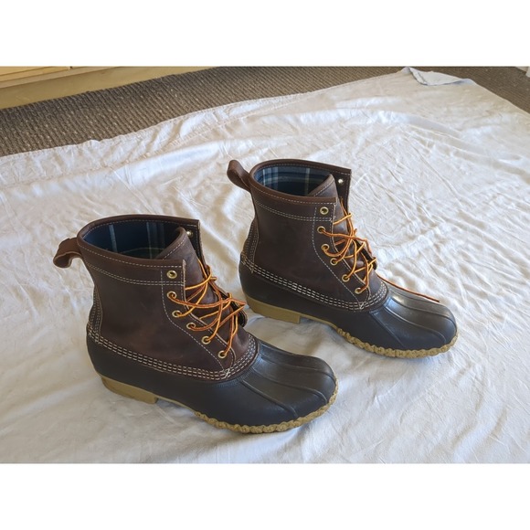 LL Bean Duck Leather Boots 8